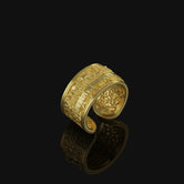 Last Supper Band Gold Finish