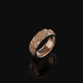 Load image into Gallery viewer, Wolf Pack Band - Engravable Rose Gold Finish
