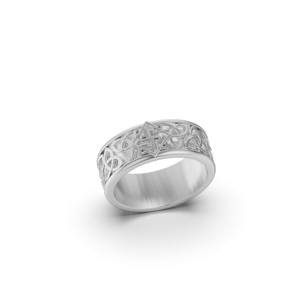 Gold Wedding Band "Celtic
