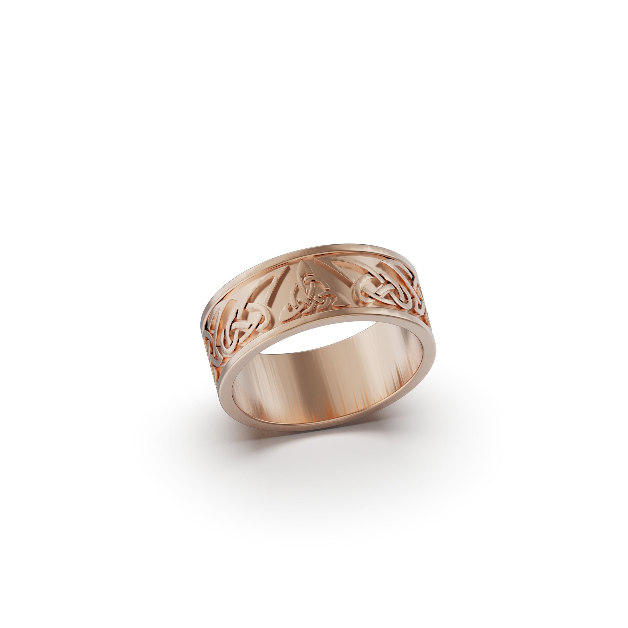 Celtic Gold Wedding Band