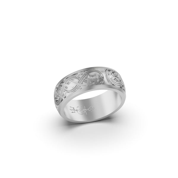 Gold Wedding Band “Slavic