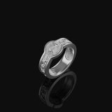 Yin and Yang Wedding Band