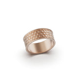 Solid Gold Hexagon Ring