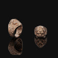 Load image into Gallery viewer, Masonic Skull Ring Rose Gold Finish
