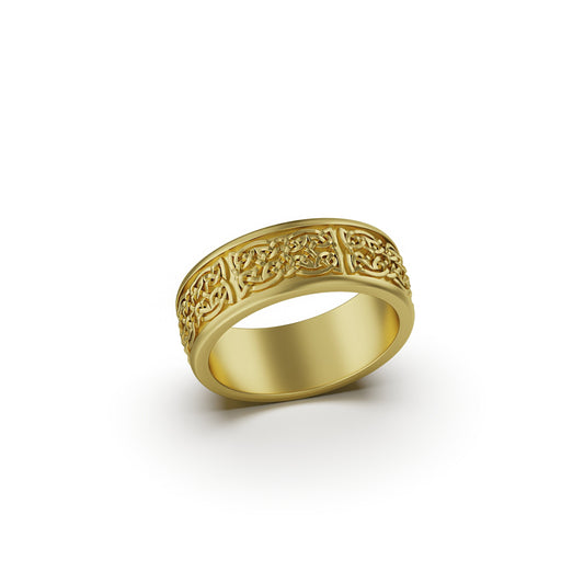 Gold Wedding Band “Celtic