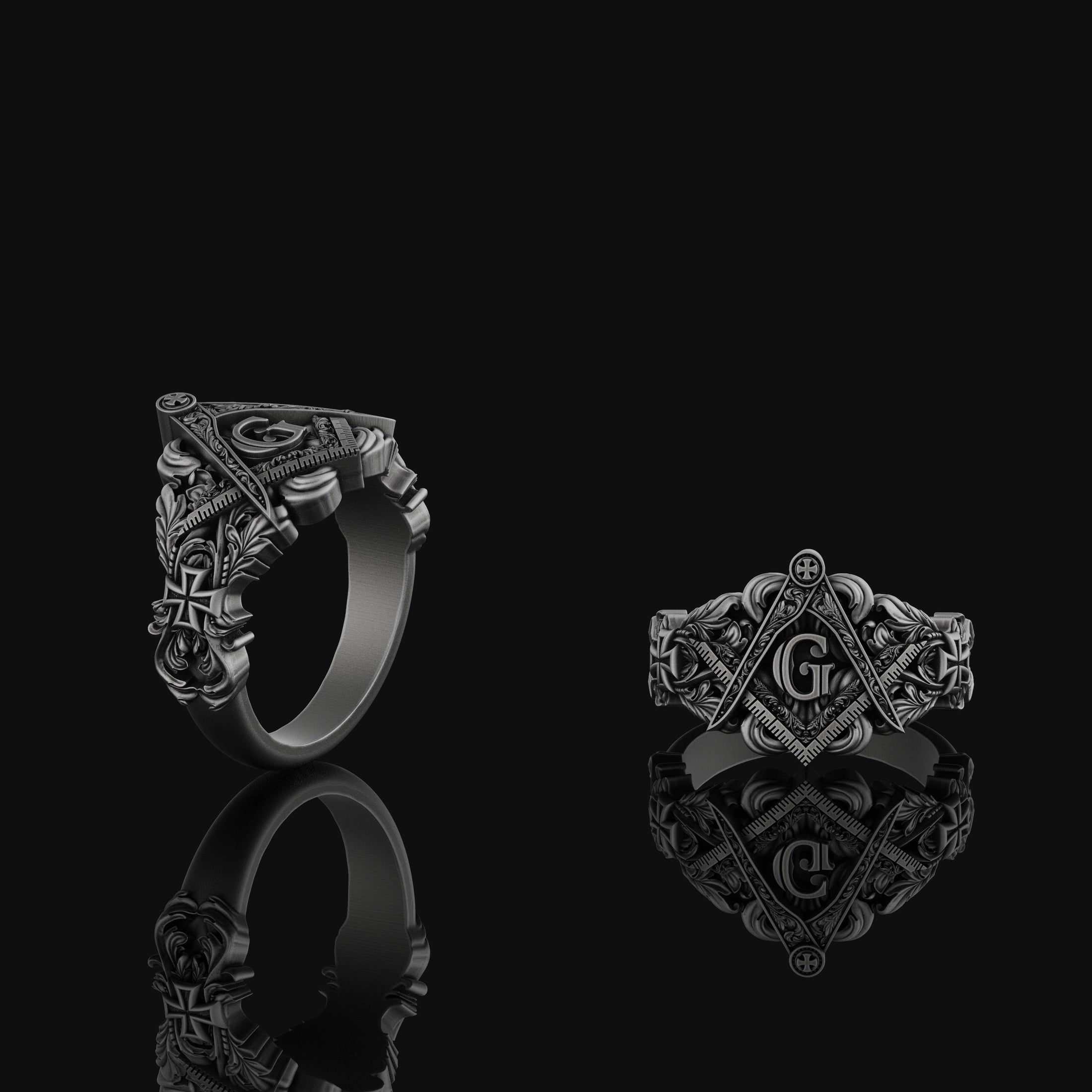 Masonic Freemason Ring