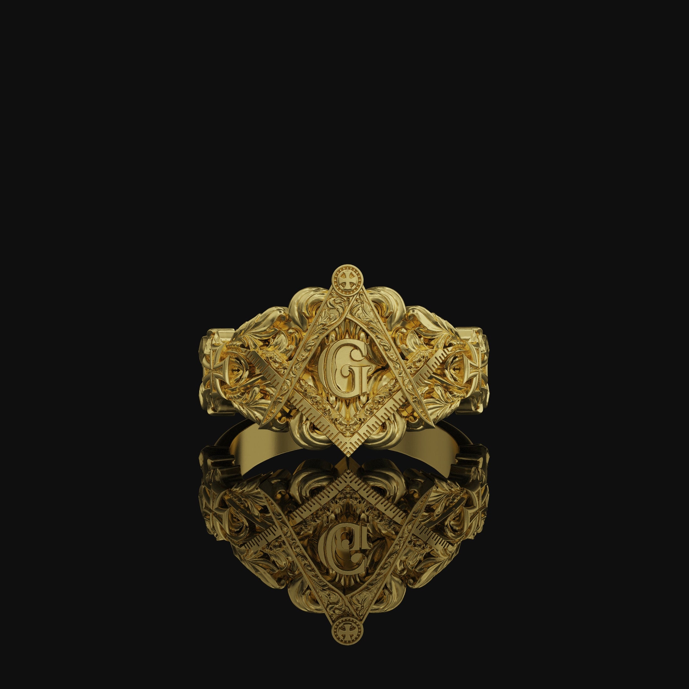 Masonic Freemason Ring