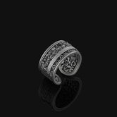 Last Supper Band Oxidized Finish