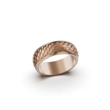 Gold Wedding Band “Clouds
