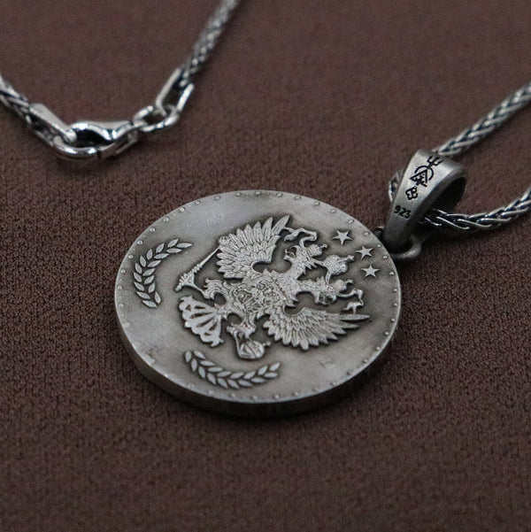 Silver Coin Necklace