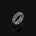Bild in Galerie-Betrachter laden, Japanese Cloud Band - Engravable Oxidized Finish
