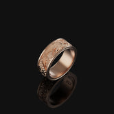 Egret Band - Engravable Rose Gold Finish