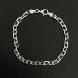 Silver Cable Link Bracelet - 5mm