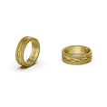 Load image into Gallery viewer, Gold Band Ring "Braided
