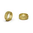 Load image into Gallery viewer, Gold Wedding Band "Lotus
