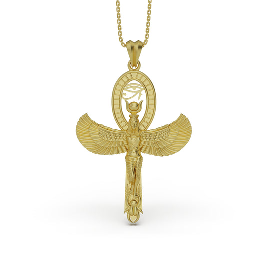 Gold Isis Pendant