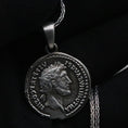 Load image into Gallery viewer, Antoninus Pius Coin Silver Pendant
