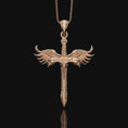 Load image into Gallery viewer, Silver Archangel Rose Gold Finish
