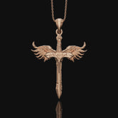 Silver Archangel Rose Gold Finish