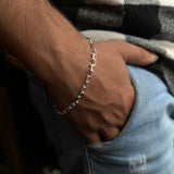 Silver Cable Link Bracelet - 5mm