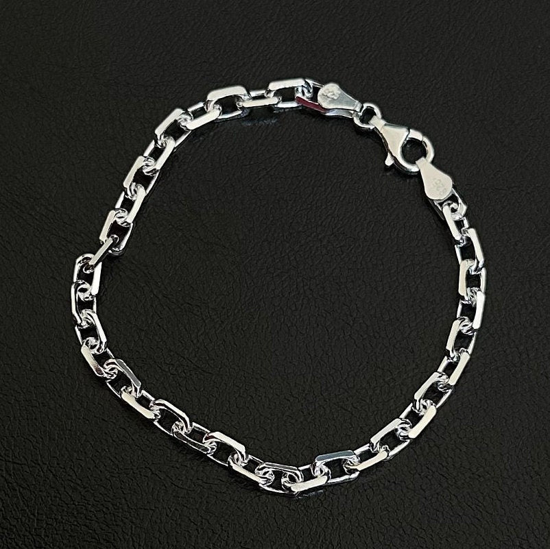 Silver Cable Link Bracelet - 5mm