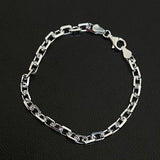 Silver Cable Link Bracelet - 5mm