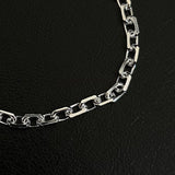 Silver Cable Link Bracelet - 5mm
