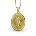 Load image into Gallery viewer, Gold Lioness Pendant
