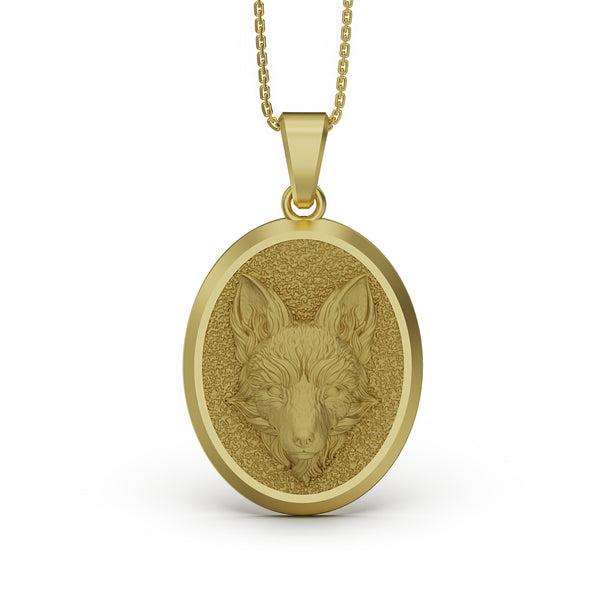 Gold Fox Necklace