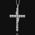 Load image into Gallery viewer, Gothic Cross of Skulls, Polished Finish
