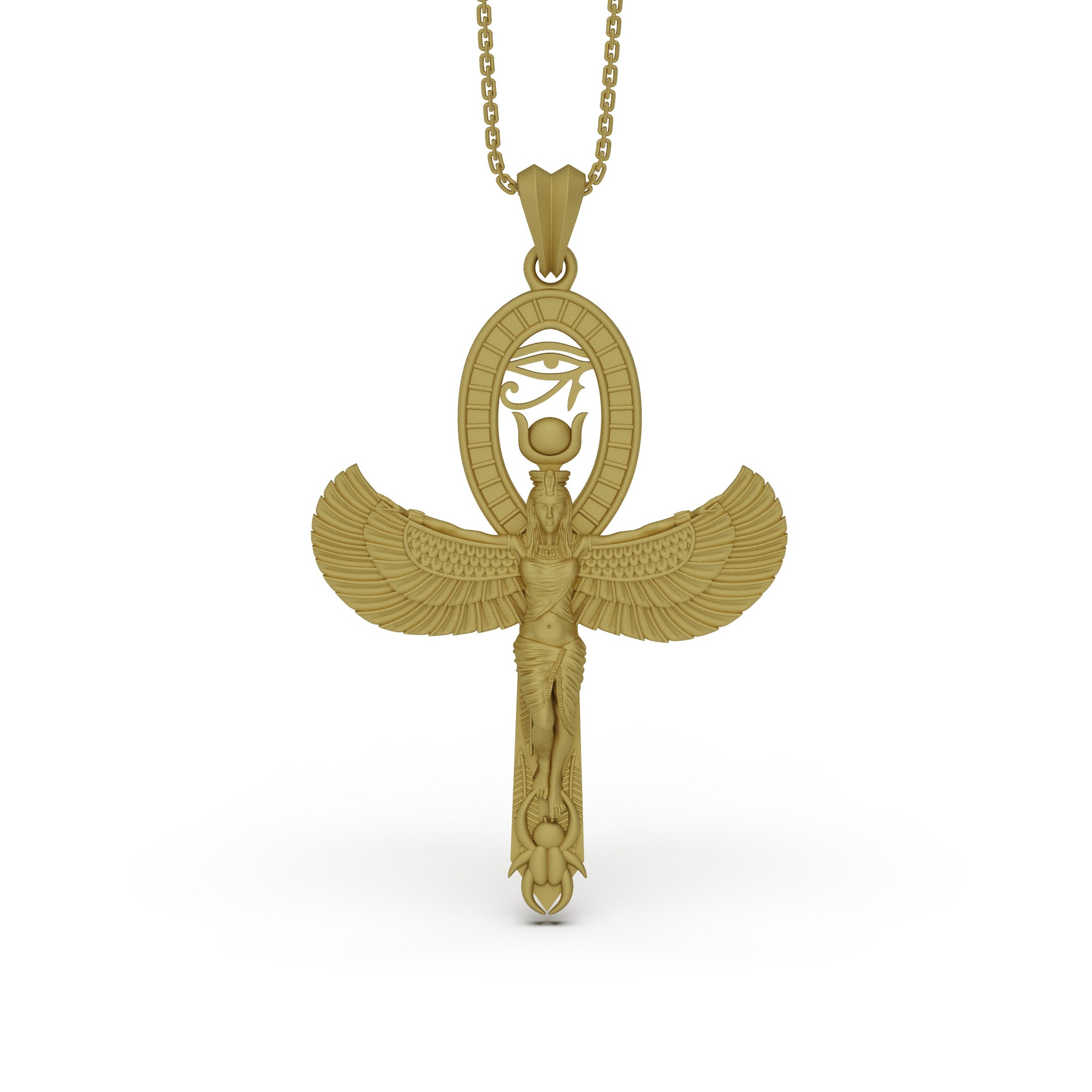 Gold Isis Pendant