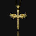 Load image into Gallery viewer, Silver Archangel Gold Finish
