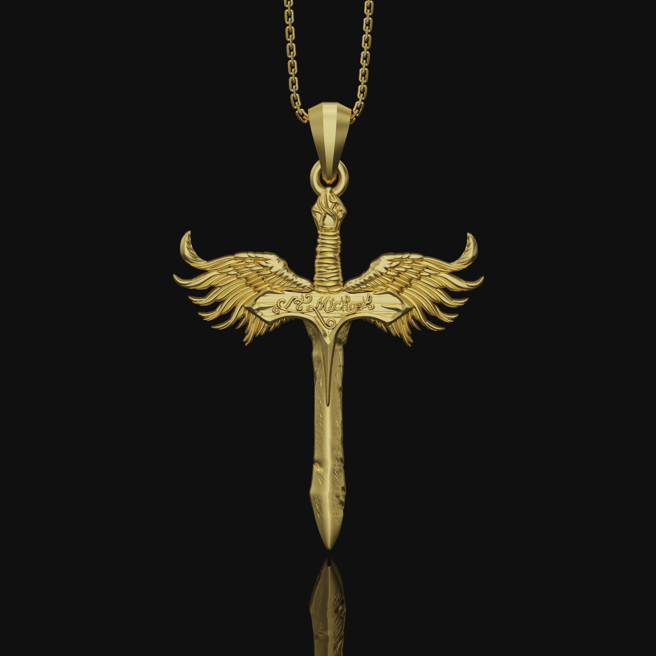 Silver Archangel Gold Finish