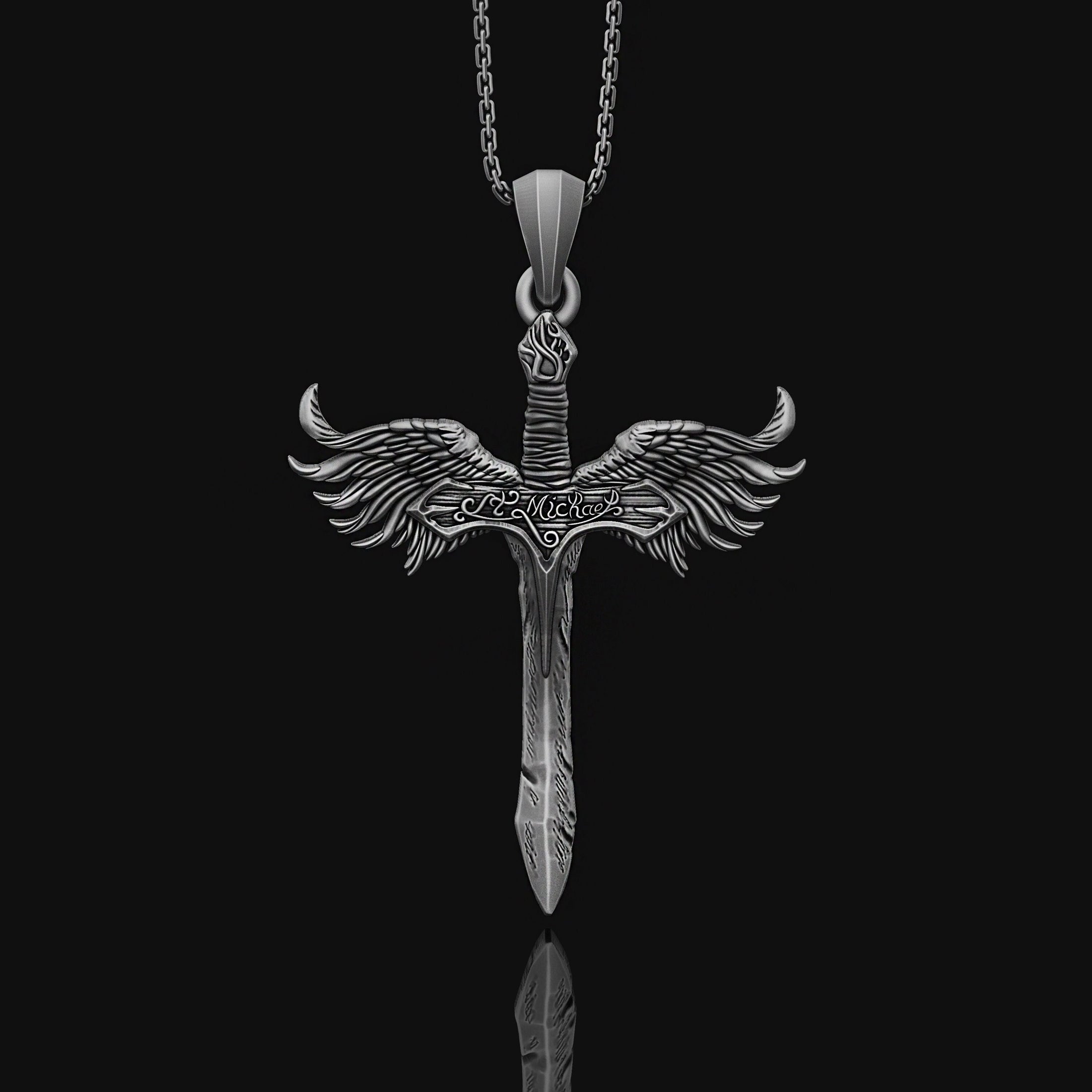 Silver Archangel Oxidized Finish