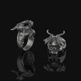 Load image into Gallery viewer, Demon Skull Ring with
