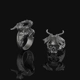 Demon Skull Ring with