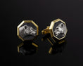 Load image into Gallery viewer, Silver Lioness Cufflink, Gold
