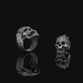 Silver Tree Bark Skull