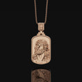 Load image into Gallery viewer, Silver Jesus Necklace,
