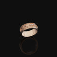 Load image into Gallery viewer, Pair of Panther Band - Engravable Rose Gold Finish
