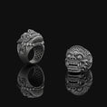 Load image into Gallery viewer, Barong God Of Good Mens Ring in Silver
