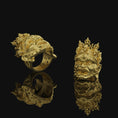 Load image into Gallery viewer, Silver Yama Ring, God of
