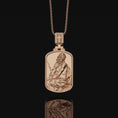 Load image into Gallery viewer, Silver Pensive Jesus Mens
