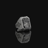 Jesus, Christian Ring, Oxidized Finish