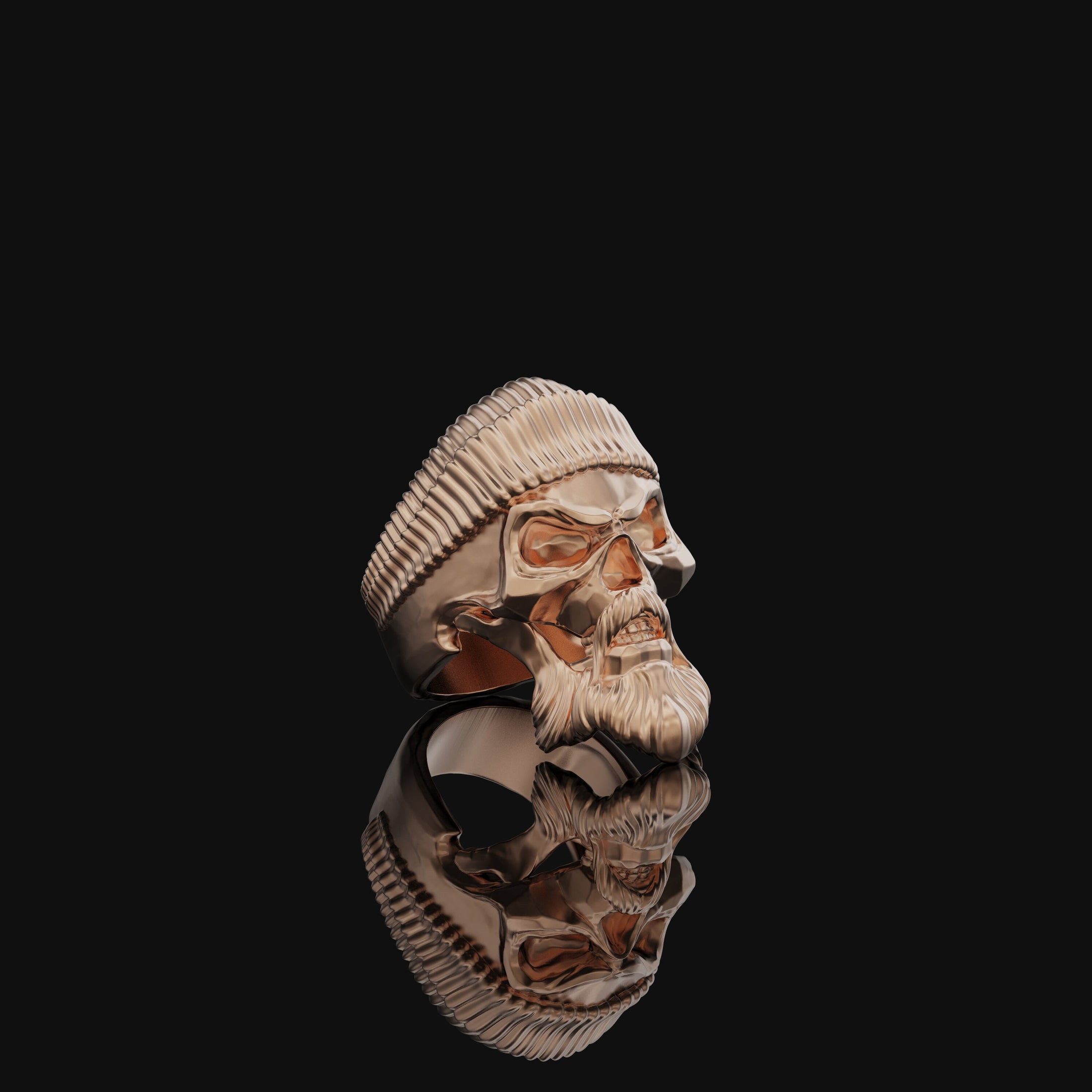 Men's Skull with Beret