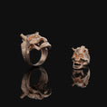 Bild in Galerie-Betrachter laden, Silver Skull Ring, Unique
