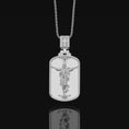 Load image into Gallery viewer, Silver Jesus Necklace,
