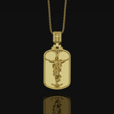 Silver Jesus Necklace,