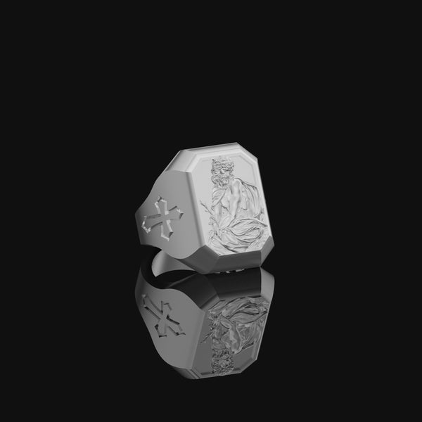 Jesus Ring with Christian