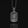Load image into Gallery viewer, Silver Jesus Necklace,
